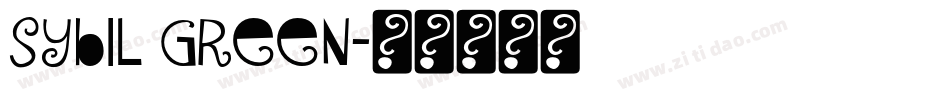 Sybil Green字体转换